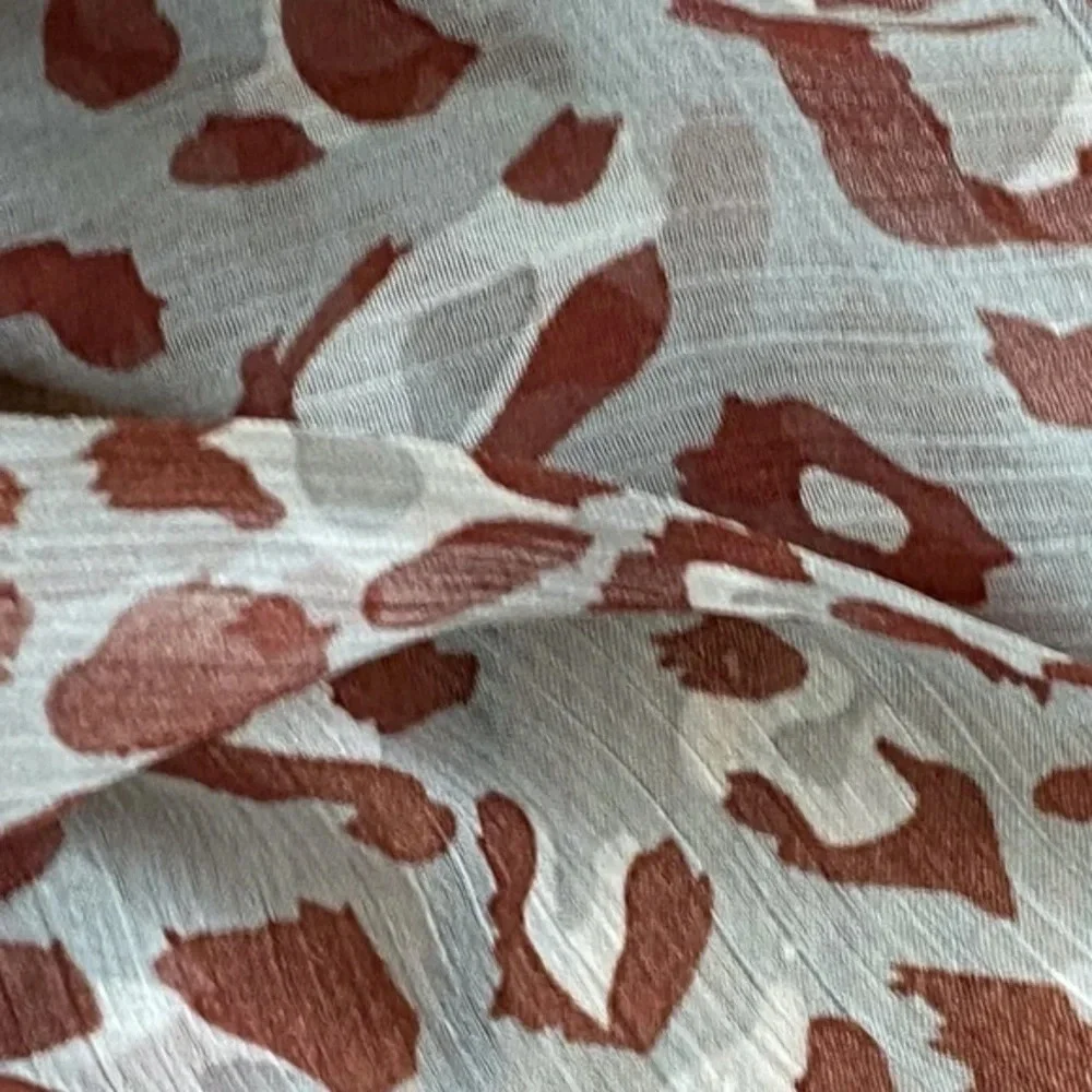 Anthropologie Leopard  Ponytail Scarf